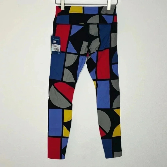 Brooks Ghost Crop Block Print Running Leggings - Picture 2 of 4